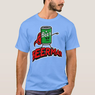 T-shirt Beer man drôle de jeu de mot drôle bière pour homm