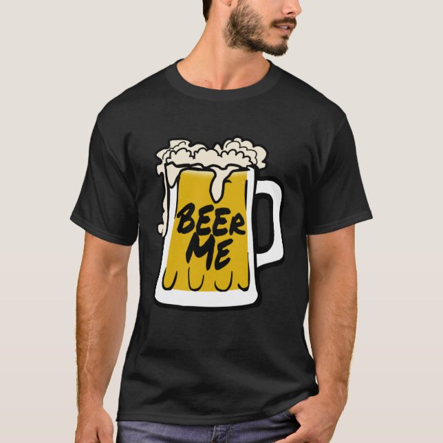 T-shirt Beer Me This Father s Day June (Devant)