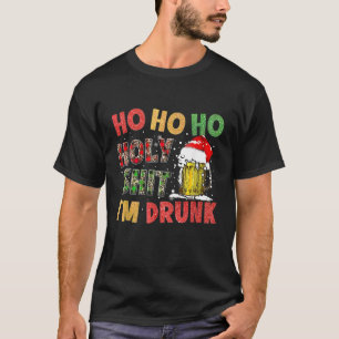 T-shirt Beer Mug Noël Santa Hat Reindeer Funny Xmas L