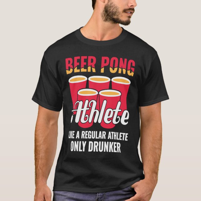 T-shirt Beer Pong Athlete  Definition Beer  Beer Pong (Devant)