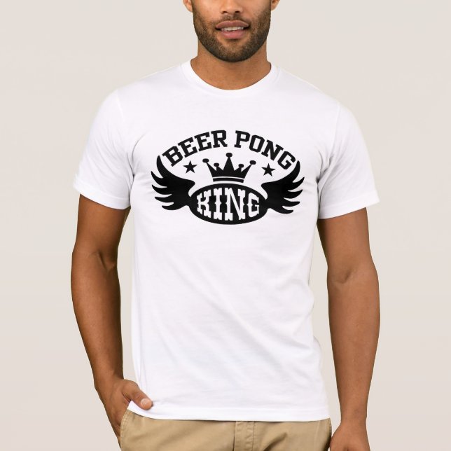 T-shirt Beer Pong King (Devant)