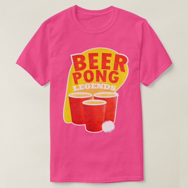 T-shirt Beer Pong Légendes Draging Game Team (Design devant)