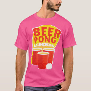 T-shirt Beer Pong Légendes Draging Game Team
