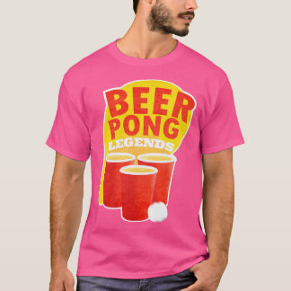 T-shirt Beer Pong Légendes Draging Game Team
