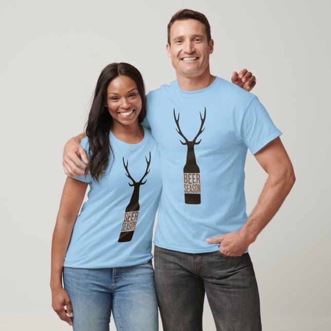 T-shirt Beer Season - Deer Season Funny Men's Shirt (Unisexe)