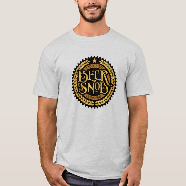 T-shirt Beer Snob (Devant)