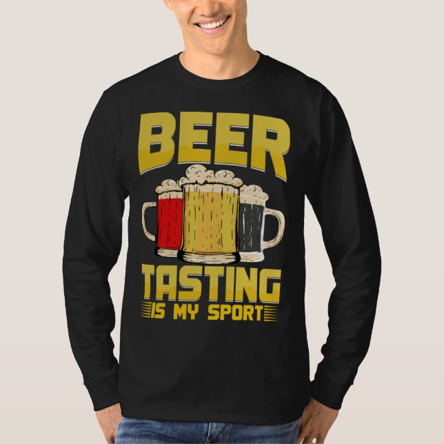 T-shirt Beer Taster Beergetarioan  Enthusiast Crafter Pub (Devant)