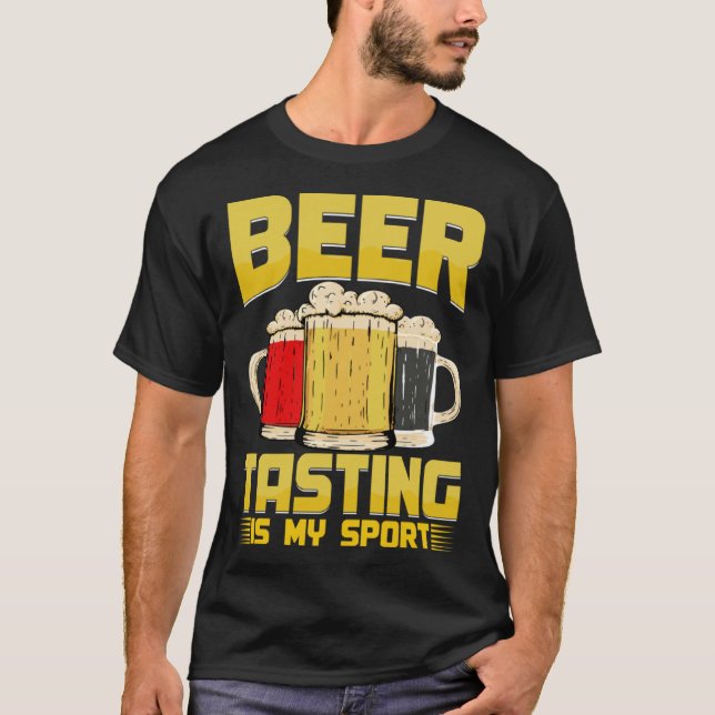 T-shirt Beer Taster Beergetarioan  Enthusiast Crafter Pub (Devant)