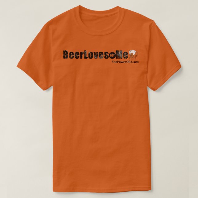 T-shirt BeerLoves dot Me (Design devant)