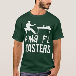 T-shirt Beerpong Team Vêtements Pong Fu Masters T