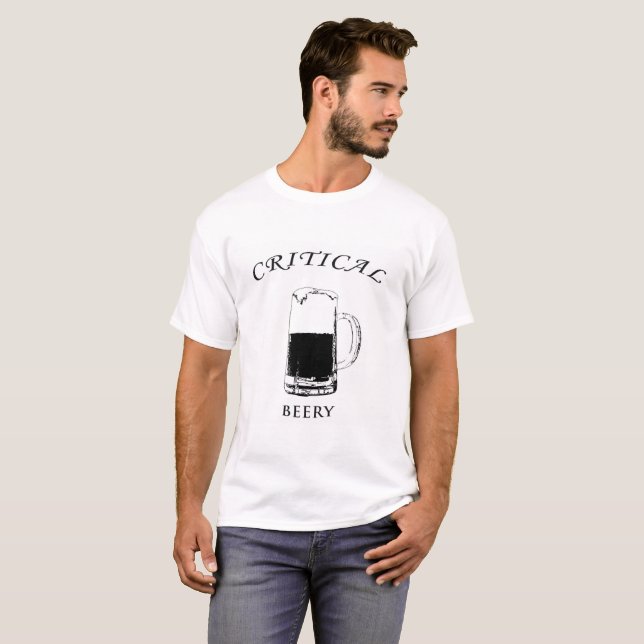 T-shirt Beery critique (Devant entier)