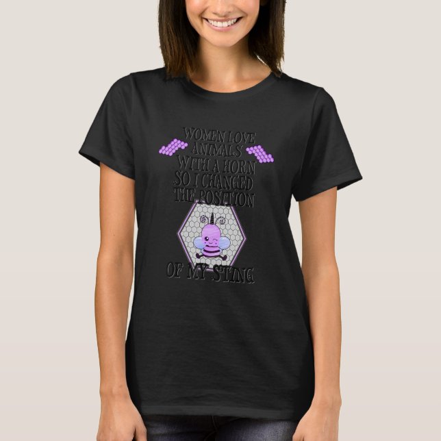 T-shirt Bees Idea for Women Beekeeping Beekeeper Gag Cute  (Devant)