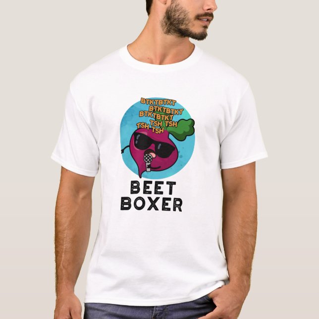 T-shirt Beet Boxer Funny Beet Pun (Devant)