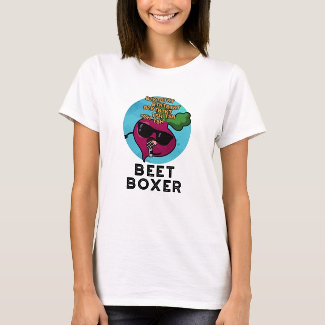 T-shirt Beet Boxer Funny Beet Pun (Devant)