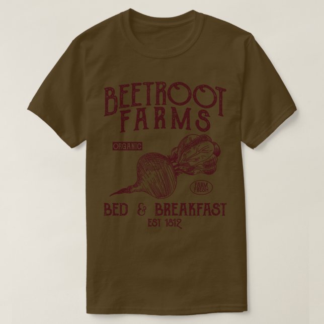 T-shirt Beet Farm Chambres d'hôte (Design devant)