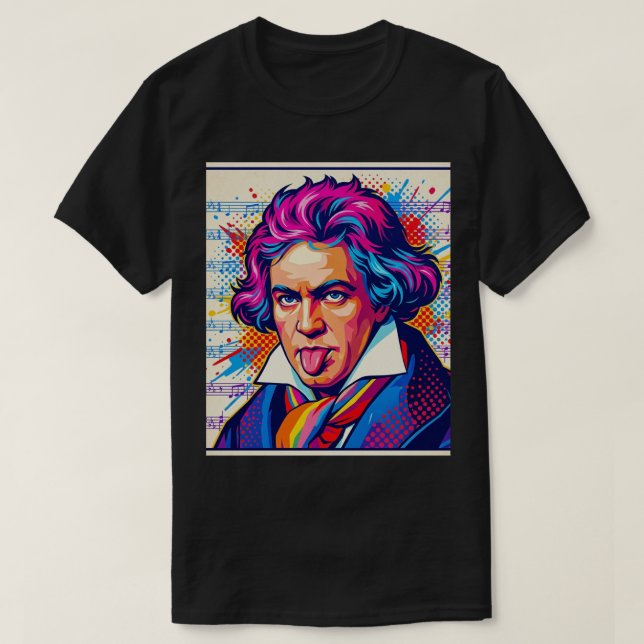 T-shirt beethoven (Design devant)