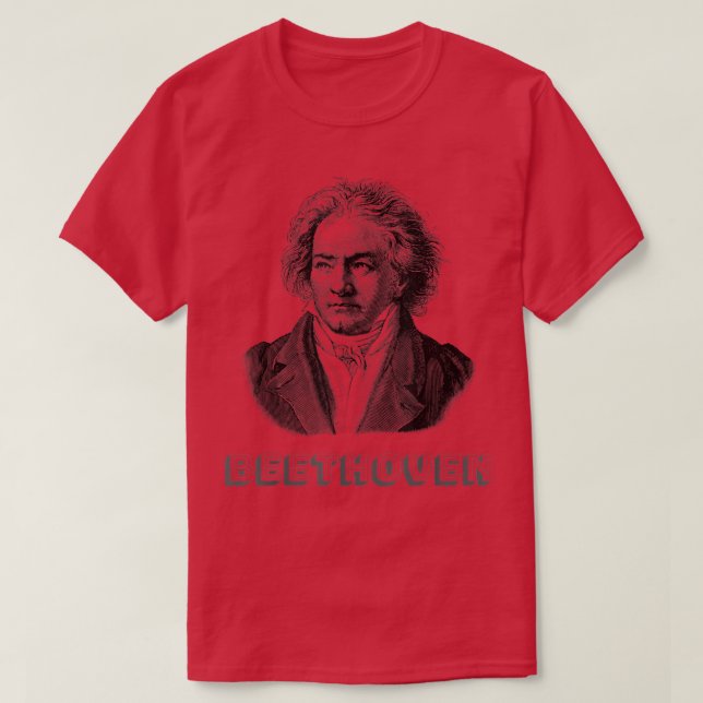 T-shirt Beethoven Compositeur de musique classique Profess (Design devant)