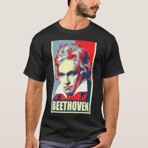 T-shirt Beethoven Propaganda Poster Pop Art
