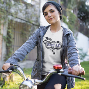 T-shirt Beetlejus   Vapeur de sable enroulé sur le logo Be