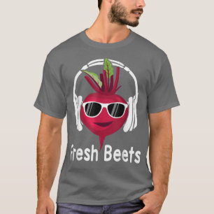 T-shirt Beets frais Funny Cool Beet Headphone Musique B