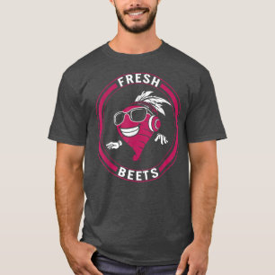T-shirt Beets Jardin végétal Fermier Vegan Veg sain