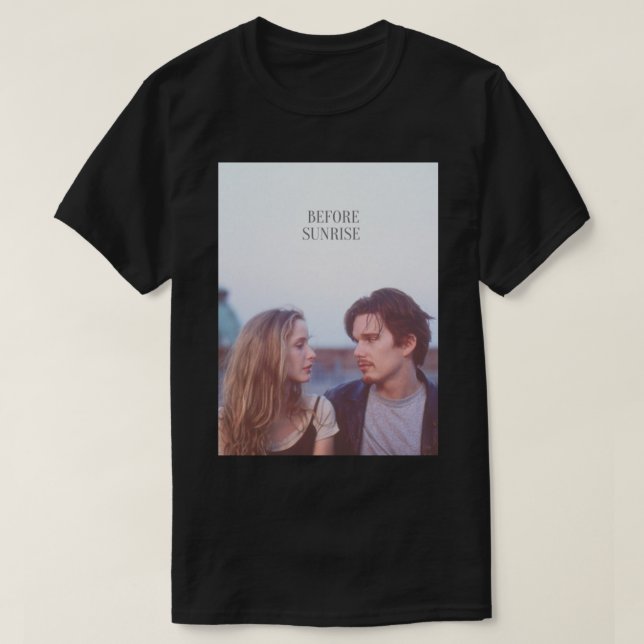 T-shirt Before Sunrise Poster   (Design devant)