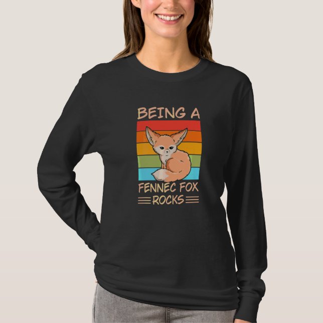 T-shirt Beg A Fennec Fox Rocks For A Fennec Fox (Devant)