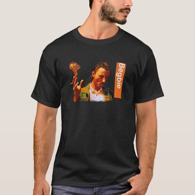 T-shirt Begbie jette du verre de bière - Scène de Trainspo (Devant)