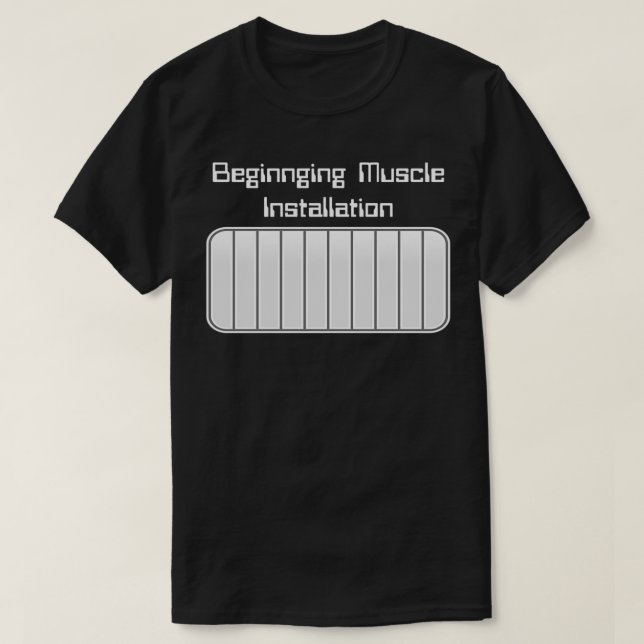 T-shirt Beginning Muscle Installation (Design devant)