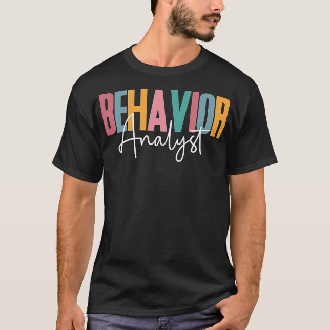 T-shirt Behavior squad, behavioral, analyst bcba  bff coup (Devant)