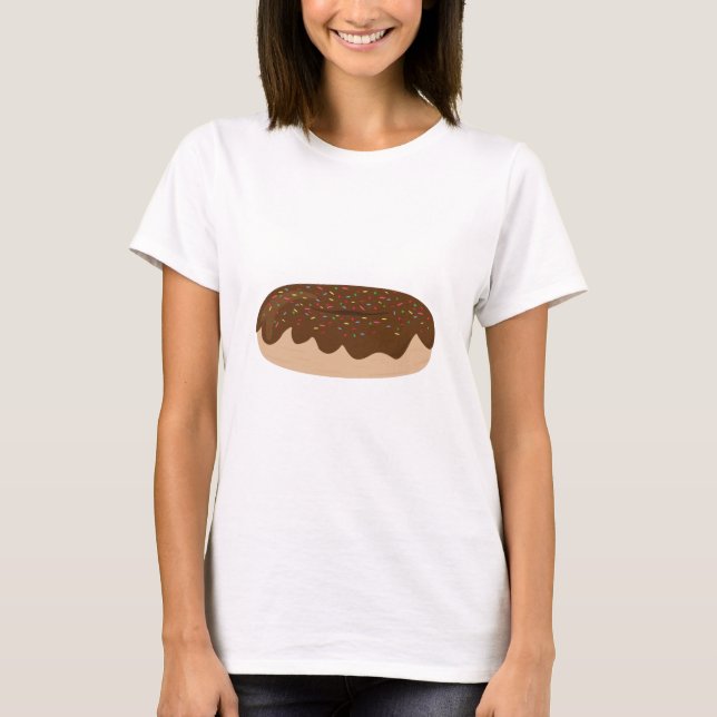 T-shirt Beignet de chocolat (Devant)