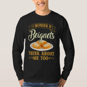 T-shirt Beignet Pensez À Moi Trop New Orleans Français