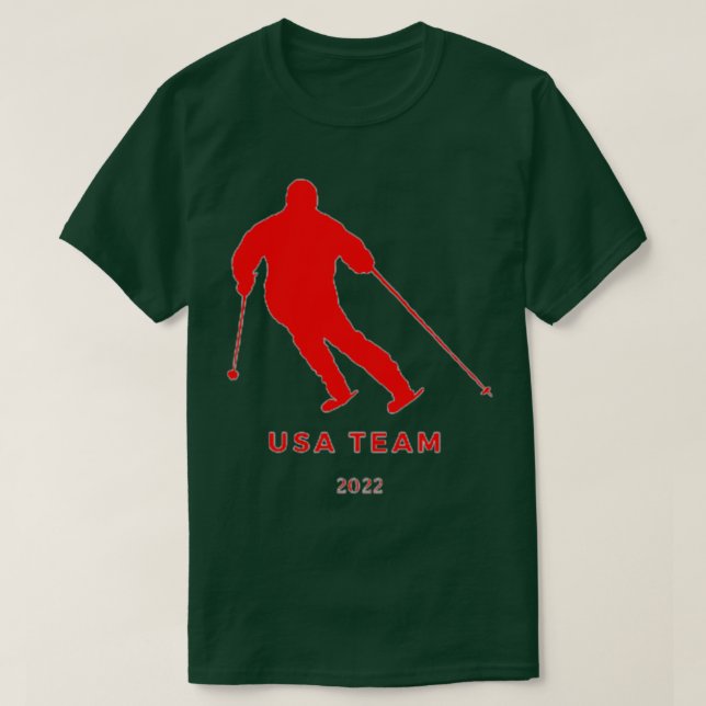 T-shirt Beijing 2022 skating 1 (Design devant)