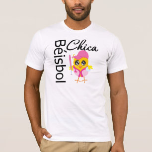 T-shirt Béisbol Chica
