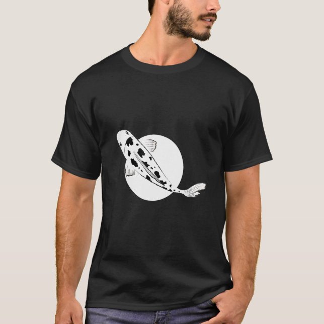 T-shirt Bekko Koi Fish Brocadé Carp Nishikigoi Pond Amur (Devant)
