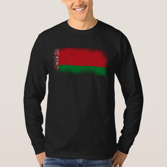 T-shirt Belarusian Flag Belarus (Devant)