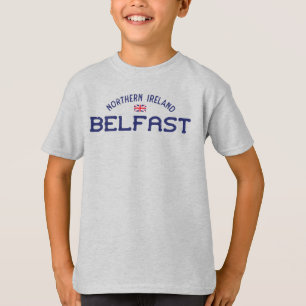 T-shirt Belfast en détresse Irlande du Nord Union Jack