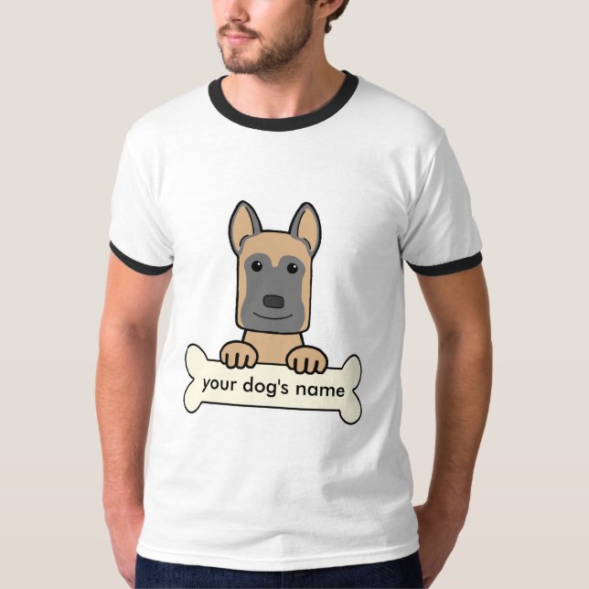 T-shirt Belge Malinois (Devant)