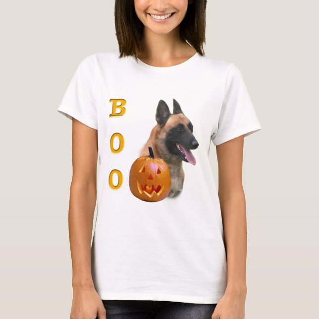 T-shirt Belge Malinois Boo (Devant)