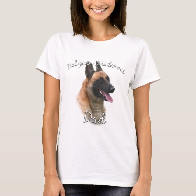 T-shirt Belge Malinois Papa 2 (Devant)