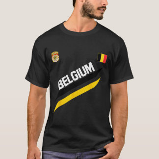 T-shirt Belgian Football Soccer Ball Travel Jersey Allez L