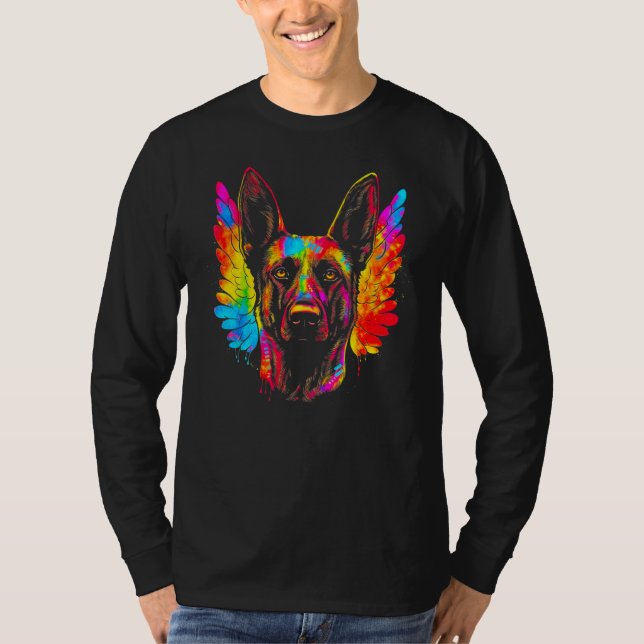 T-shirt Belgian Malinois Dog Heaven (Devant)