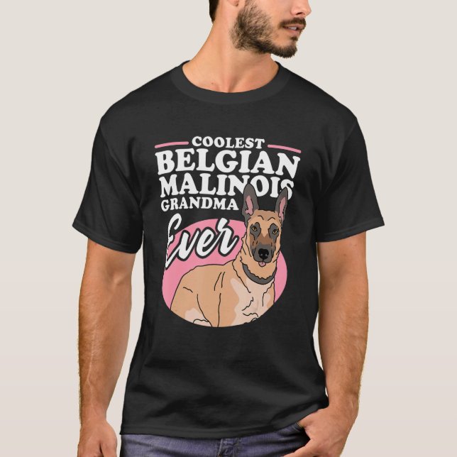 T-shirt Belgian Malinois Grandma Dog Owner Malinois 1 (Devant)