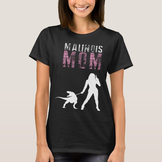 T-shirt Belgian Malinois Mom (Devant)