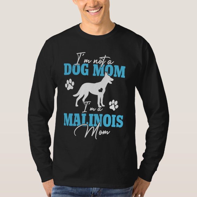T-shirt Belgian Shepherd Mom Dog   For Women Mother's Day (Devant)