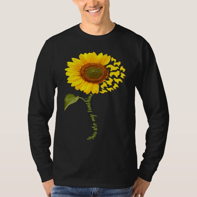 T-shirt Belgian Tervuren Sunflower (Devant)
