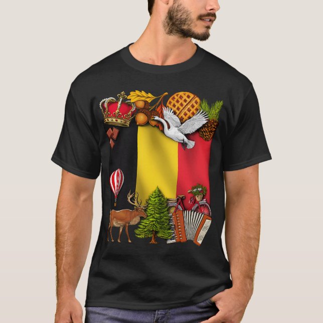 T-shirt Belgique (Devant)