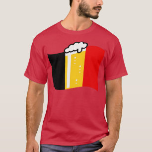 T-shirt Belgique Beer Flag Nation De Beer Beerland 4C