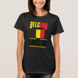 T-shirt Belgique Belgique Belgique Drapeau Belgique