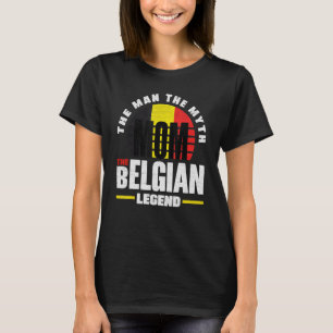 T-shirt Belgique Belgique Flag mère